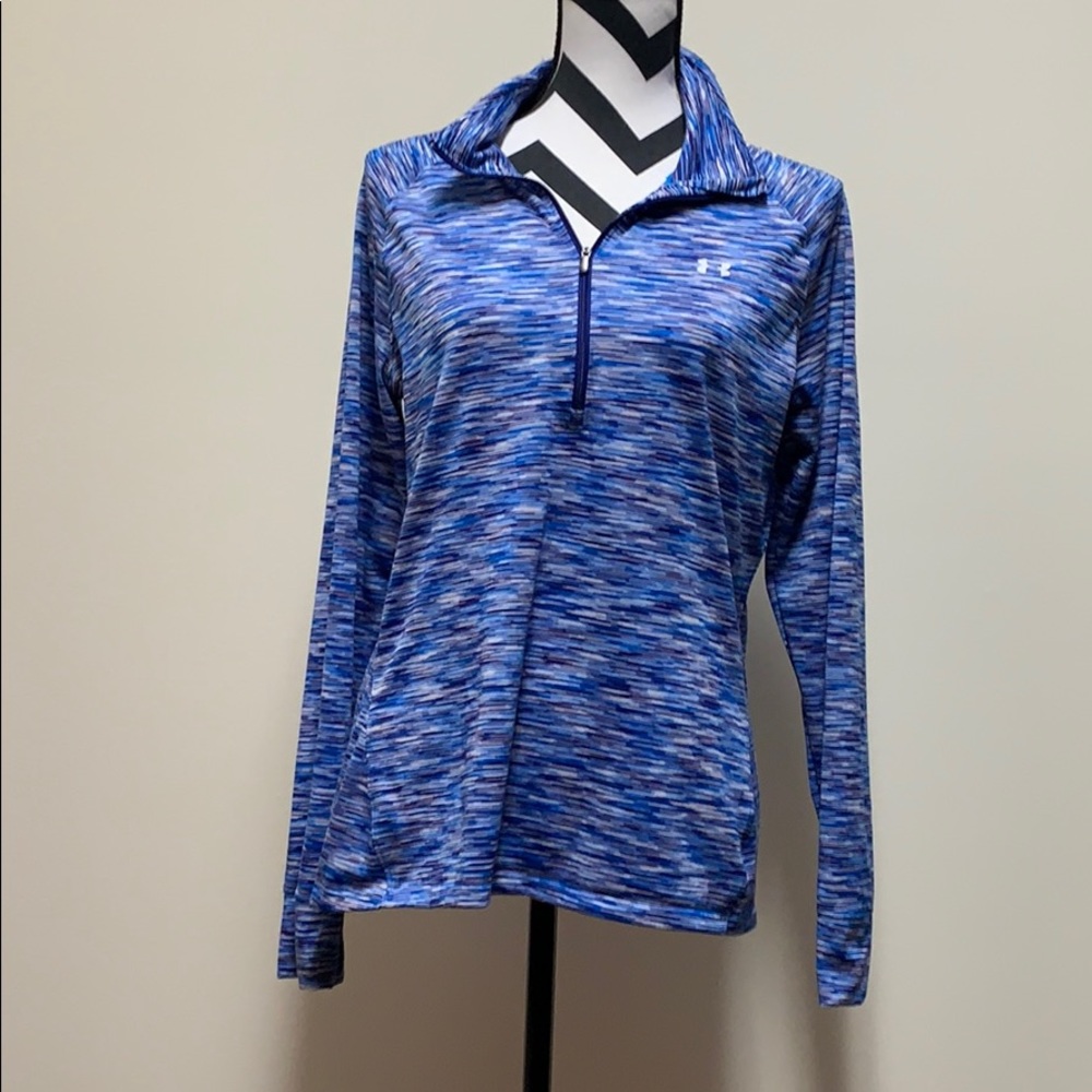 Under armour 3/4 zip blue